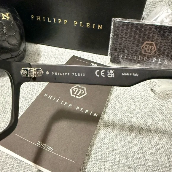 Philipp Plein Black Men's Glasses
